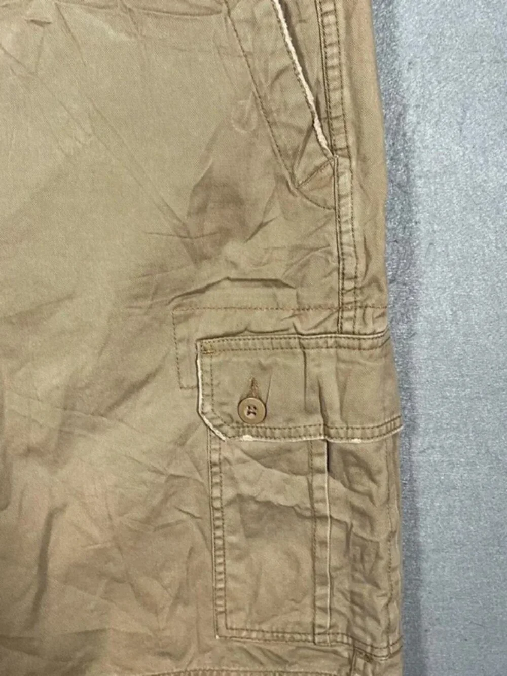 US Polo Assn Brown Cargo Shorts Utility Casual W42 I10 Mens